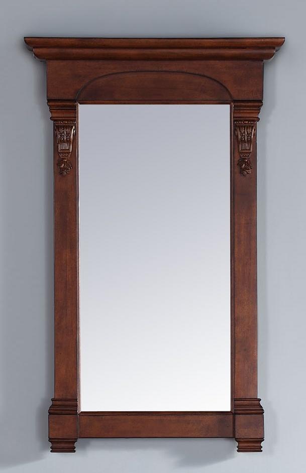 Brookfield - 26" Brookfield Mirror, Warm Cherry