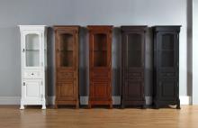 James Martin Furniture 147-114-5036 - Brookfield - Brookfield Linen Cabinet, Antique Black