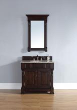 James Martin Furniture 147-114-5561 - Brookfield - 35" Brookfield Single Cabinet, Burnished Mahogany