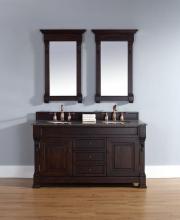 James Martin Furniture 147-114-5661 - Brookfield - 60" Brookfield Double Cabinet, Burnished Mahogany