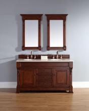 James Martin Furniture 147-114-5681 - Brookfield - 60" Brookfield Double Cabinet, Warm Cherry