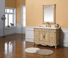 James Martin Furniture 206-001-5126 - Classico - 48" Single Marble Top Vanity, Parchment