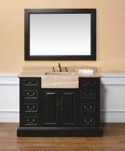 James Martin Furniture 206-001-5922 - Classico - 47" Mirror, Black