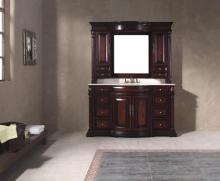 James Martin Furniture 206-001-5923 - Classico - 60" Mirror Hutch for Single Vanity, Dark Cherry