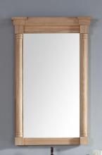 James Martin Furniture 238-107-5921 - Savannah & Providence - 27" Single Mirror, Natural Oak