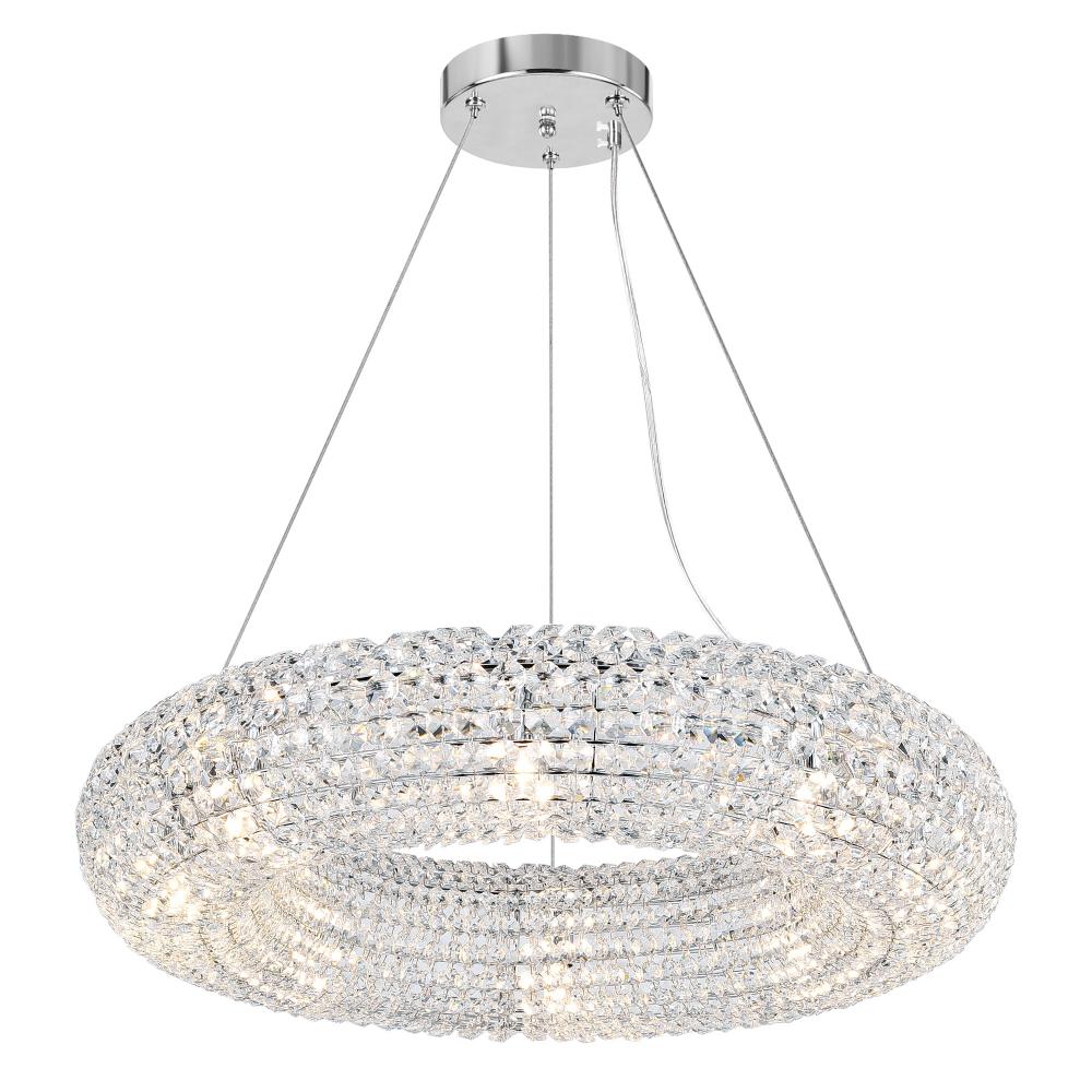 Veronique 8 Light Chandelier With Chrome Finish