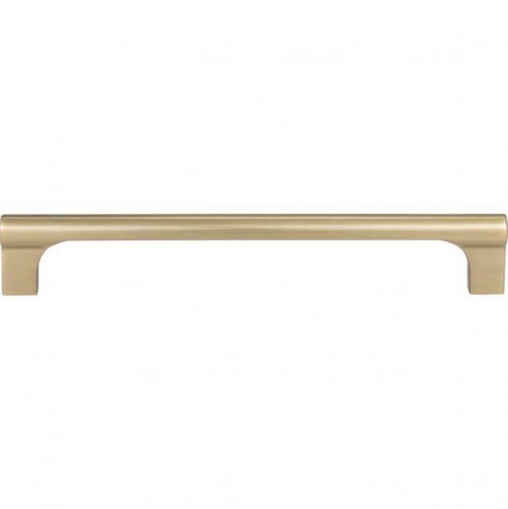 Whittier Pull 6 5/16 Inch (c-c) Warm Brass