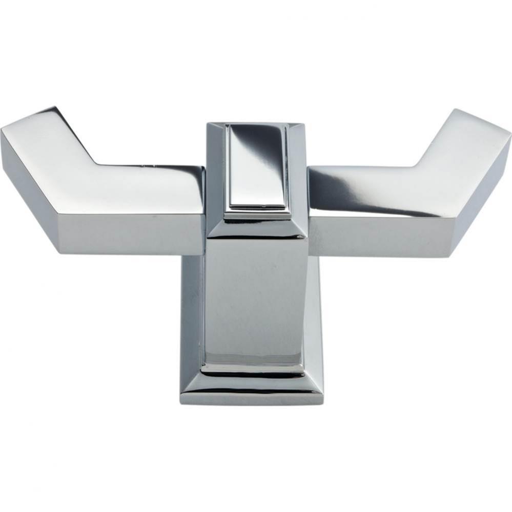 Sutton Place Bath Double Hook  Polished Chrome