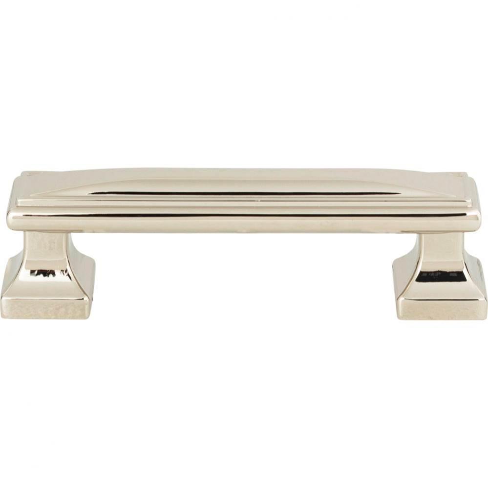 Wadsworth Pull 3 3/4 Inch (c-c) Polished Nickel