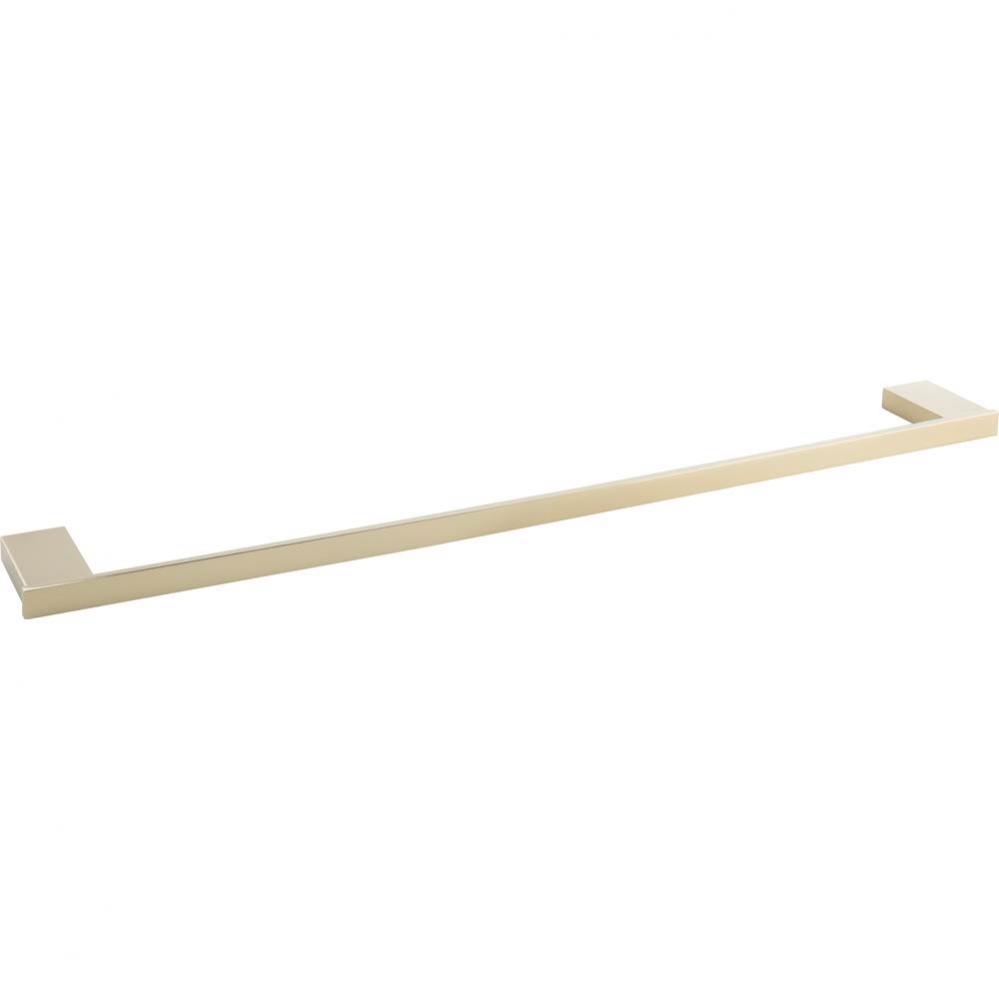 Parker Bath Towel Bar 24 Inch Single French Gold