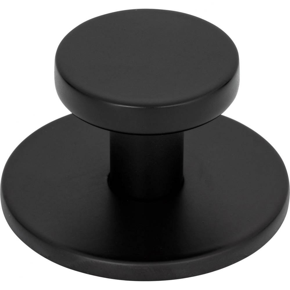 Dot Knob 1 1/4 Inch Matte Black