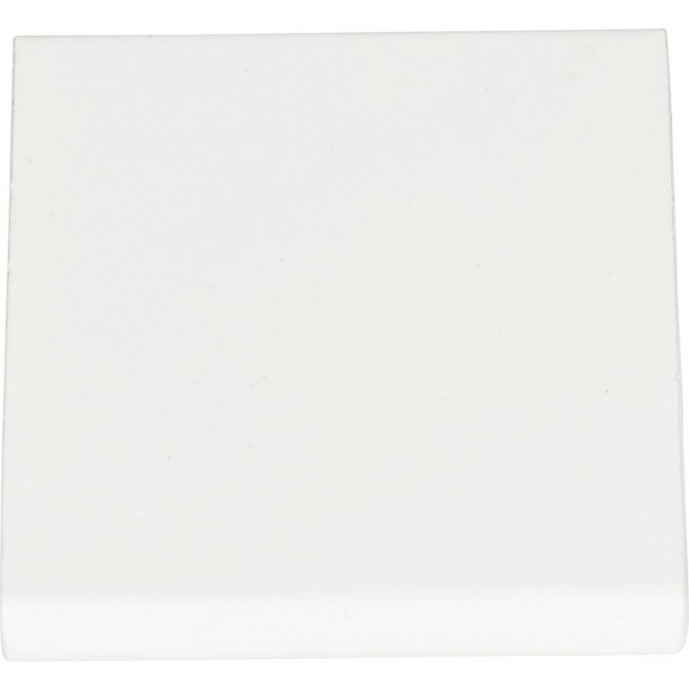 Tab Edge Pull 1 1/4 Inch (c-c) High White Gloss