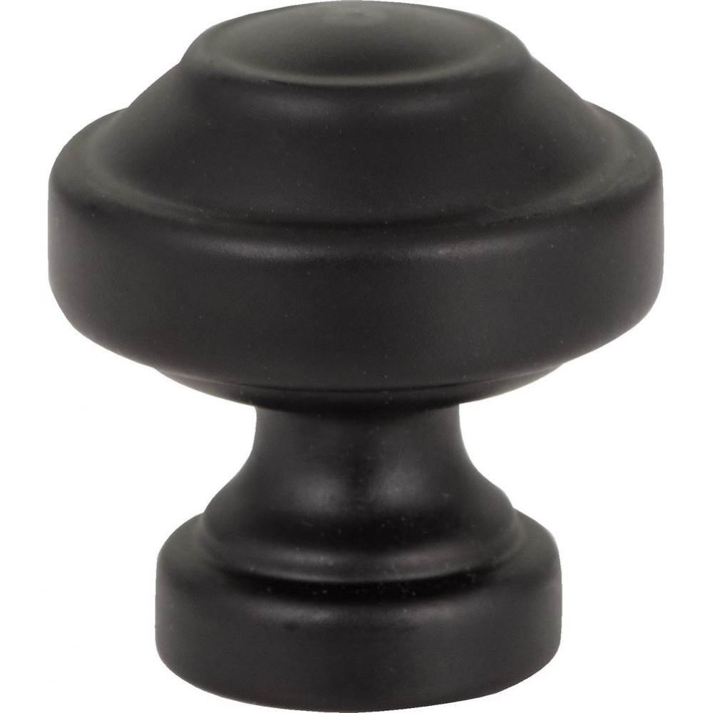 Malin Knob 1 1/8 Inch Matte Black