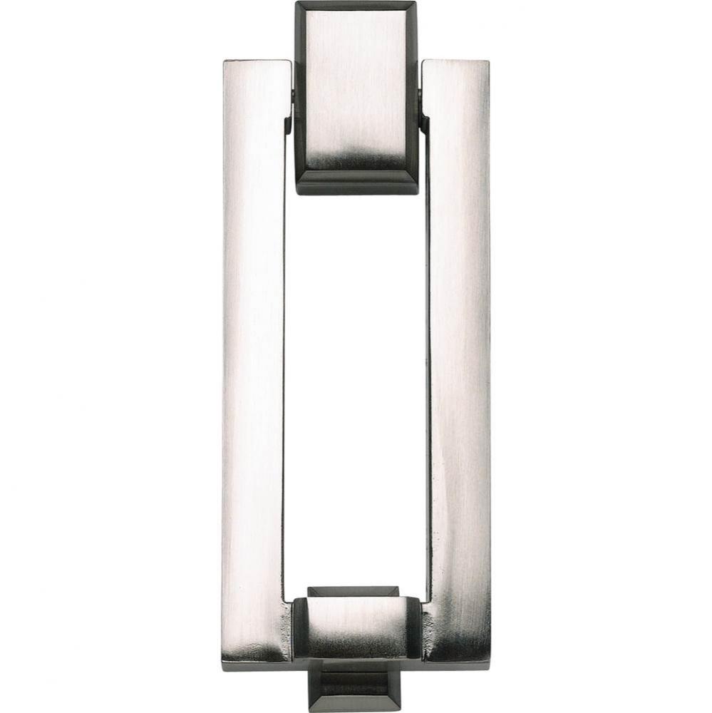 Mission Door Knocker  Brushed Nickel