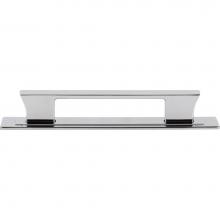 Atlas A6003-CH - Zander Pull and Backplate 5 1/16 Inch (c-c) Polished Chrome