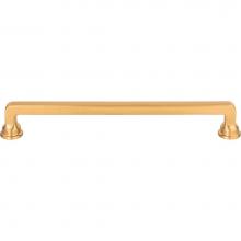 Atlas A105-WB - Oskar Pull 7 9/16 Inch (c-c) Warm Brass