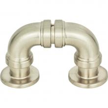 Atlas 366-BRN - Steam Punk Finger Pull 1 5/16 Inch (c-c) Brushed Nickel