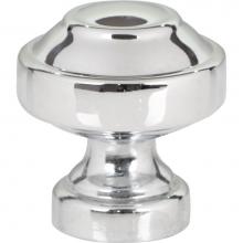 Atlas A640-CH - Malin Knob 1 1/8 Inch Polished Chrome