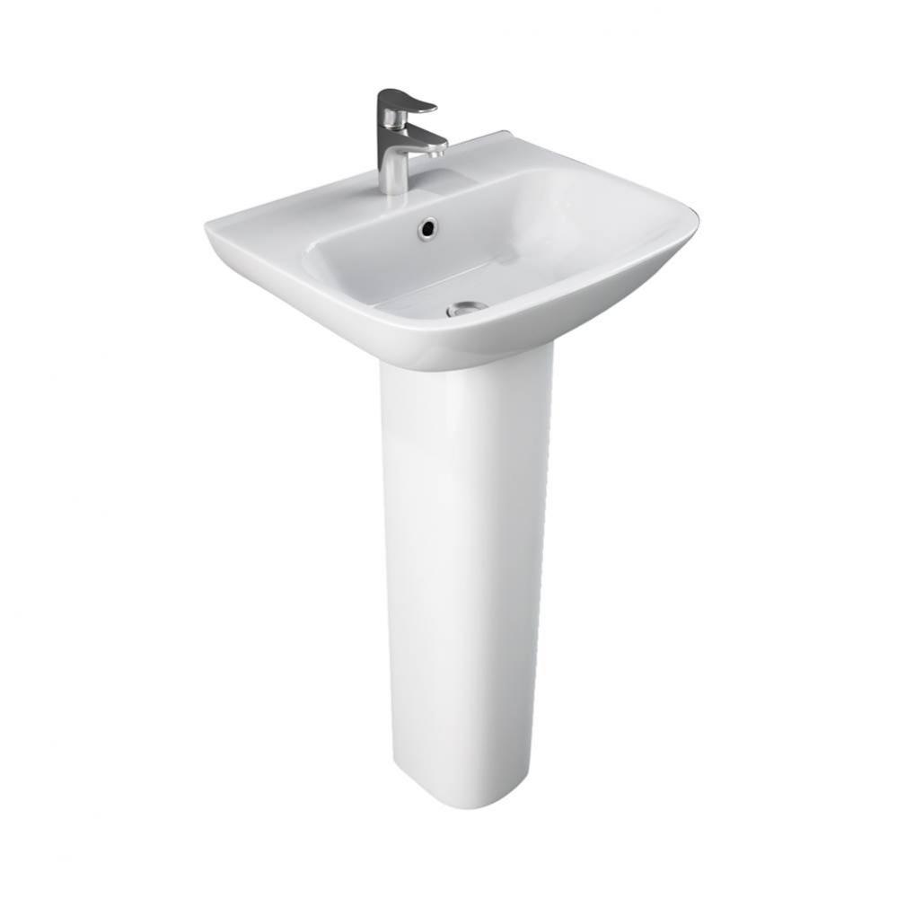 Eden 450 Ped Lav Basin Only 8'' Widespread, White