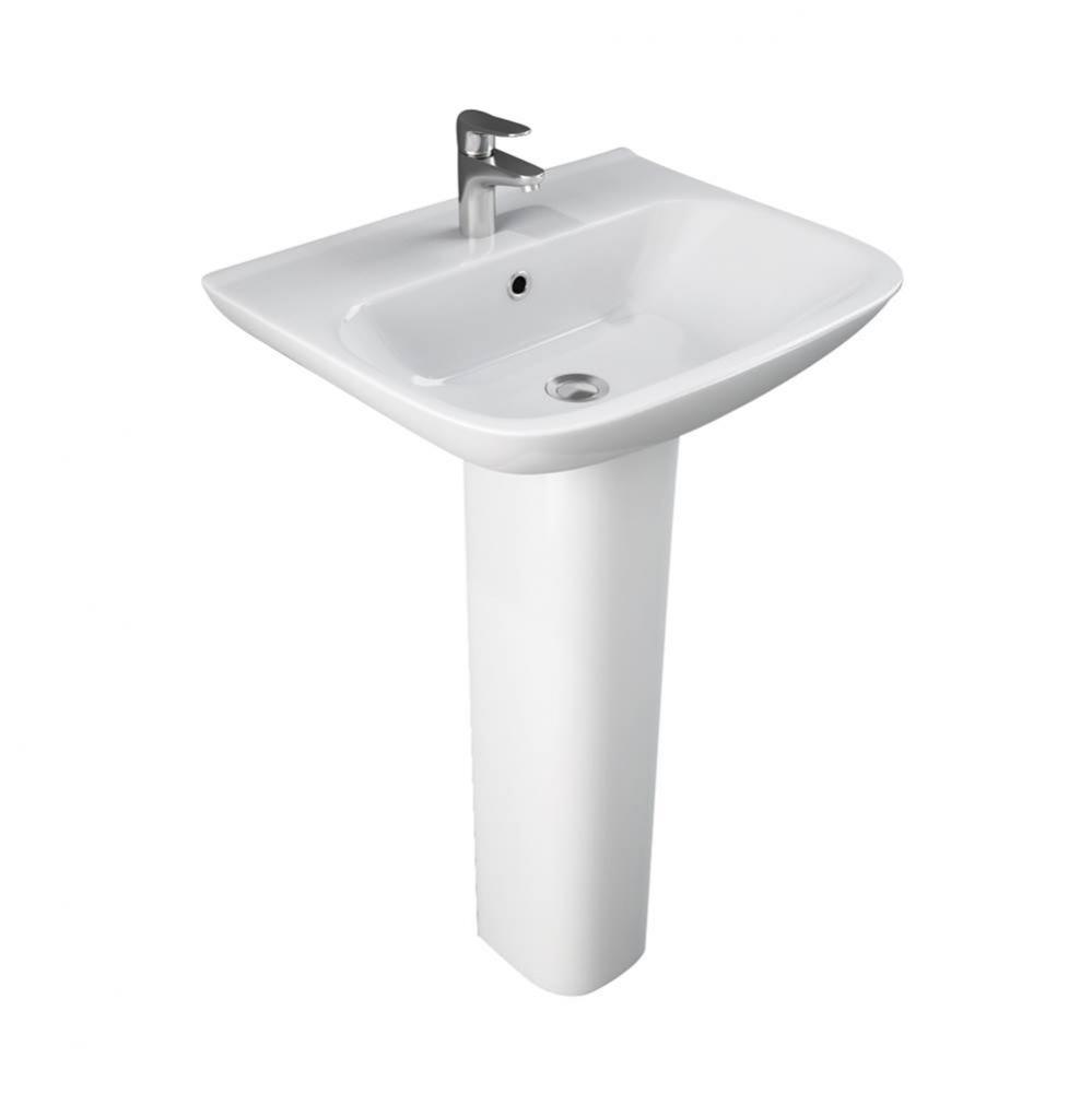 Eden 520 Ped Lav Basin Only 8'' Widespread, White