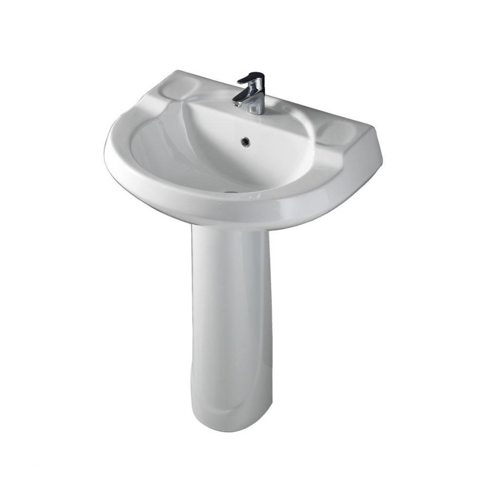 Wynne 705 Pedestal Lavatory8'' cc, White