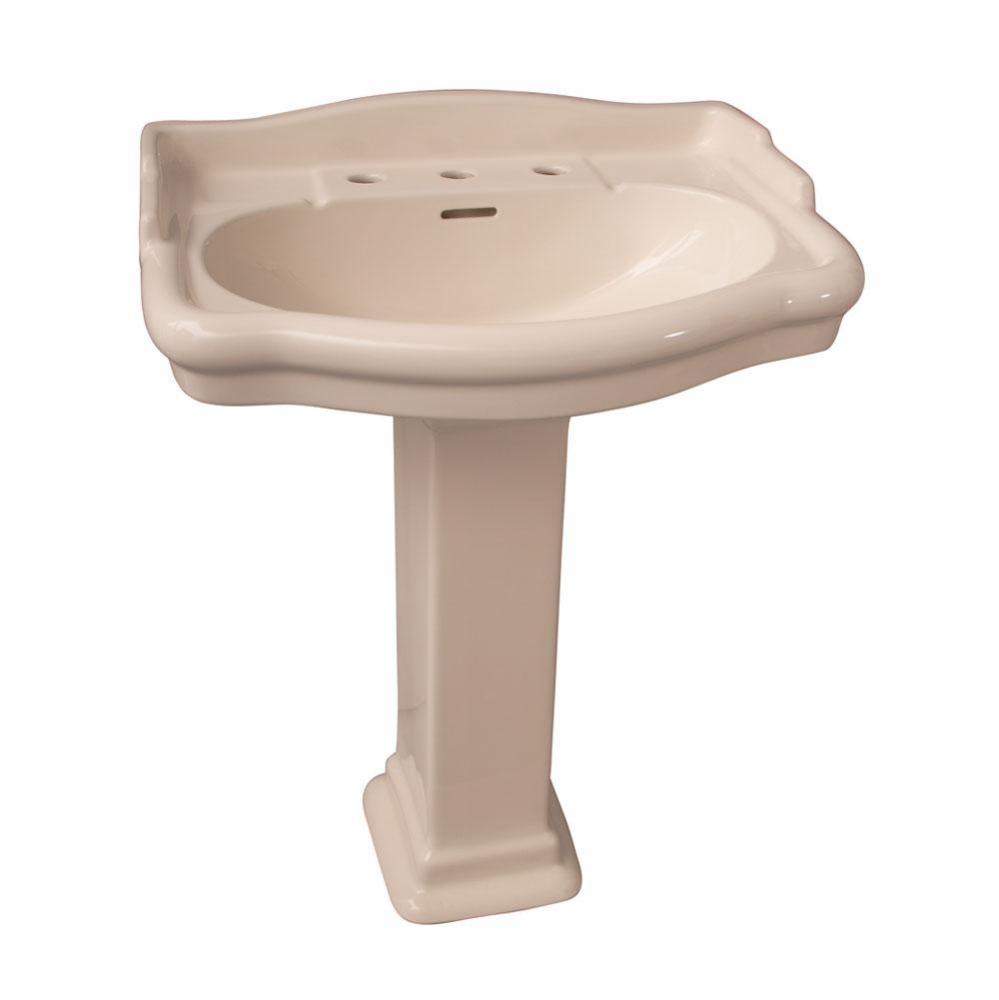 Stanford 660 Pedestal Lavatory8'' Widespread, Bisque