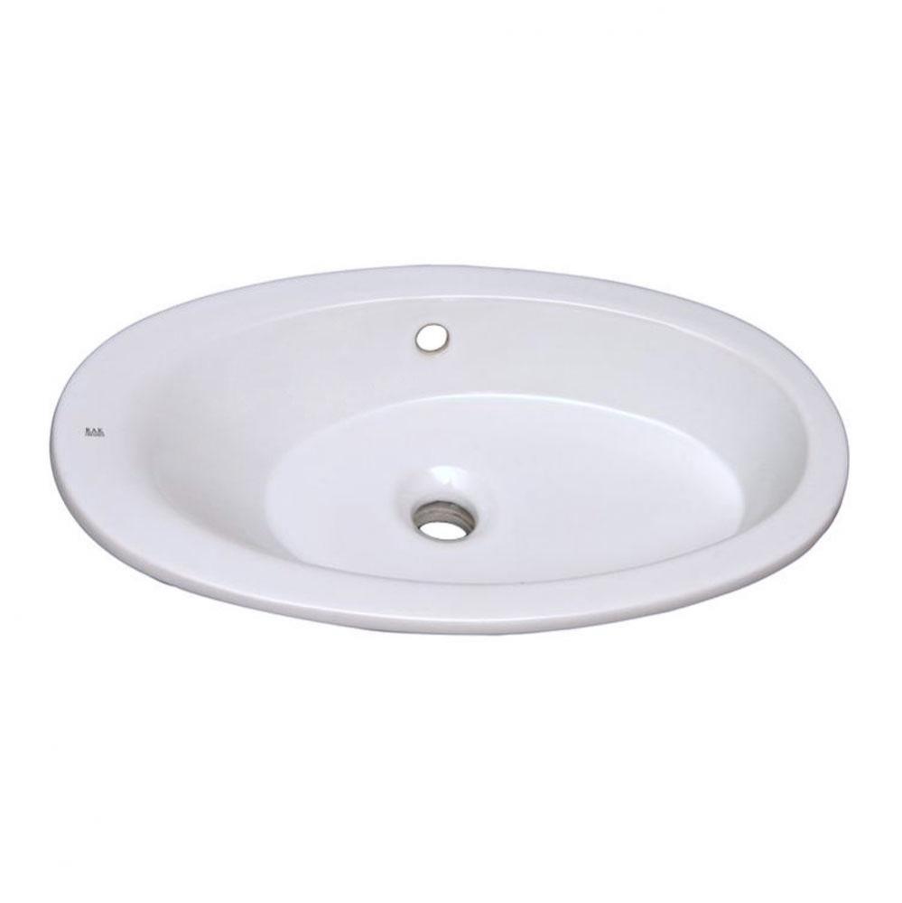 Infinity Drop-In Basin, 22''  White