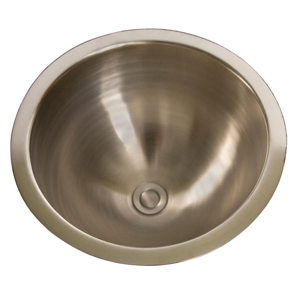 Birk 14'' Round Copper SinkSatin Nickel