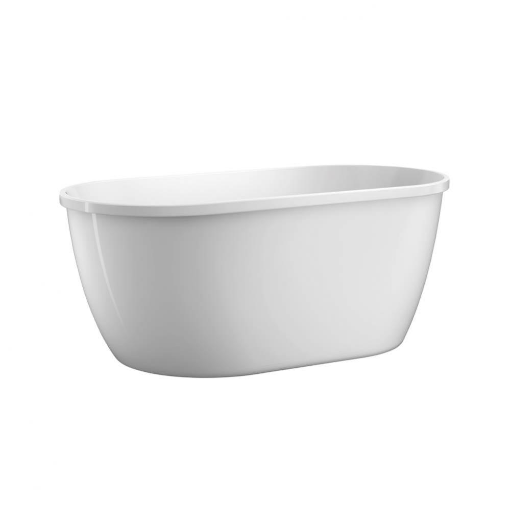 Phillipe 55'' FreestandingAcrylic Tub, No Holes WH