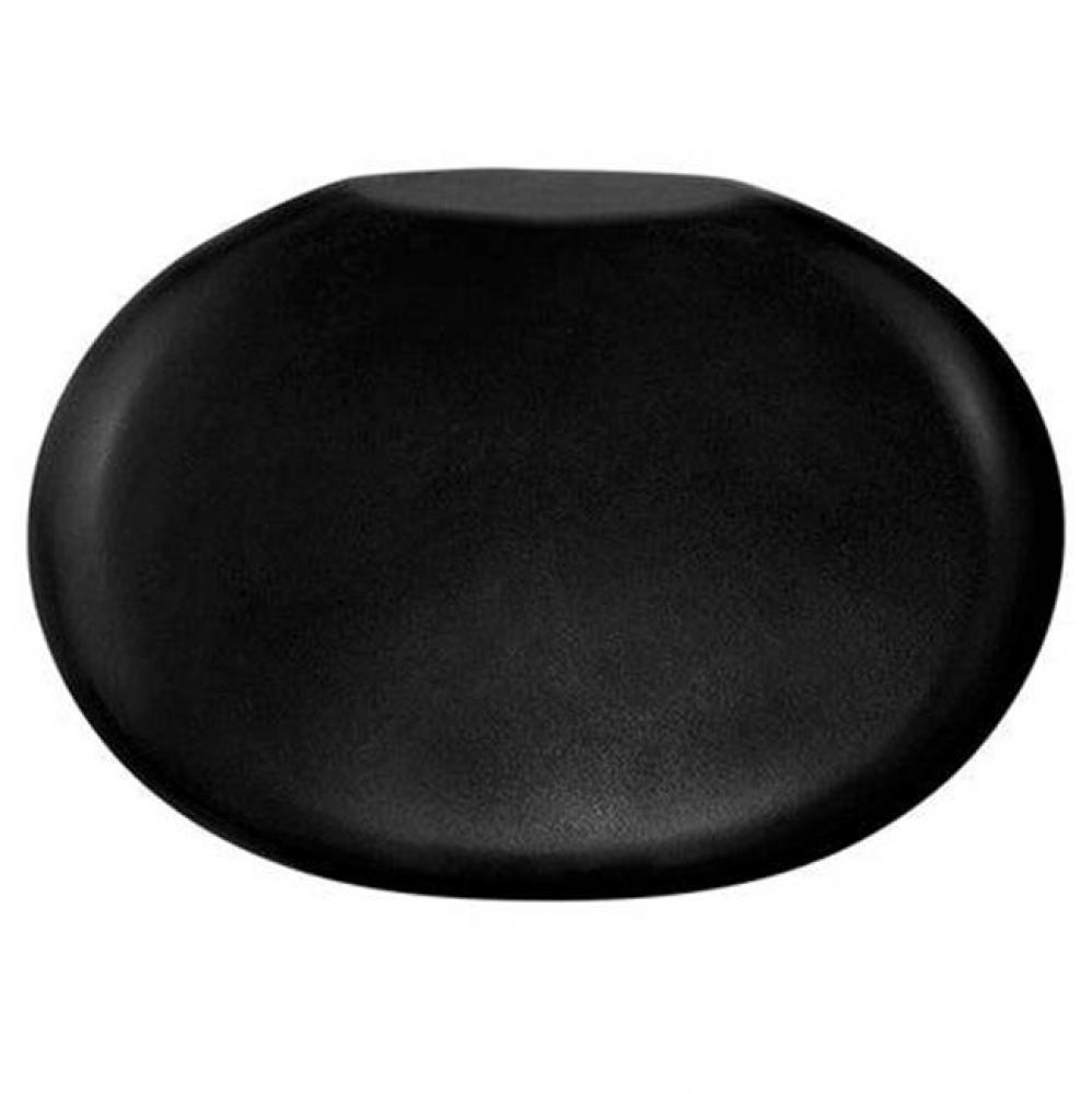 Neck Gel Round Bath Pillow Black