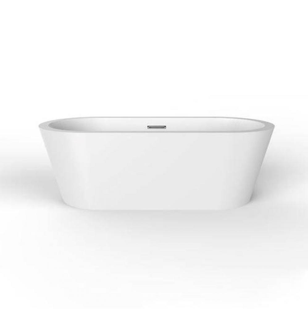 Rosario 70'' Freestanding AC WH Tub,W/Internal Drain & OF WT