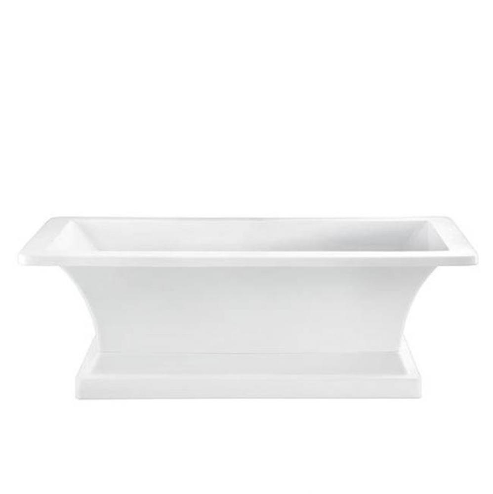 Sydney Acrylic Rect Tub w/base67'', WH, No OF, 7'' Holes