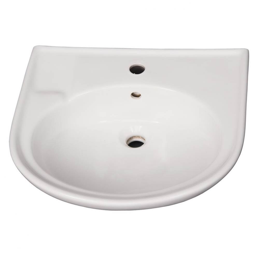 Elena 600 Ped Lav Basin 8'' Widespread, White