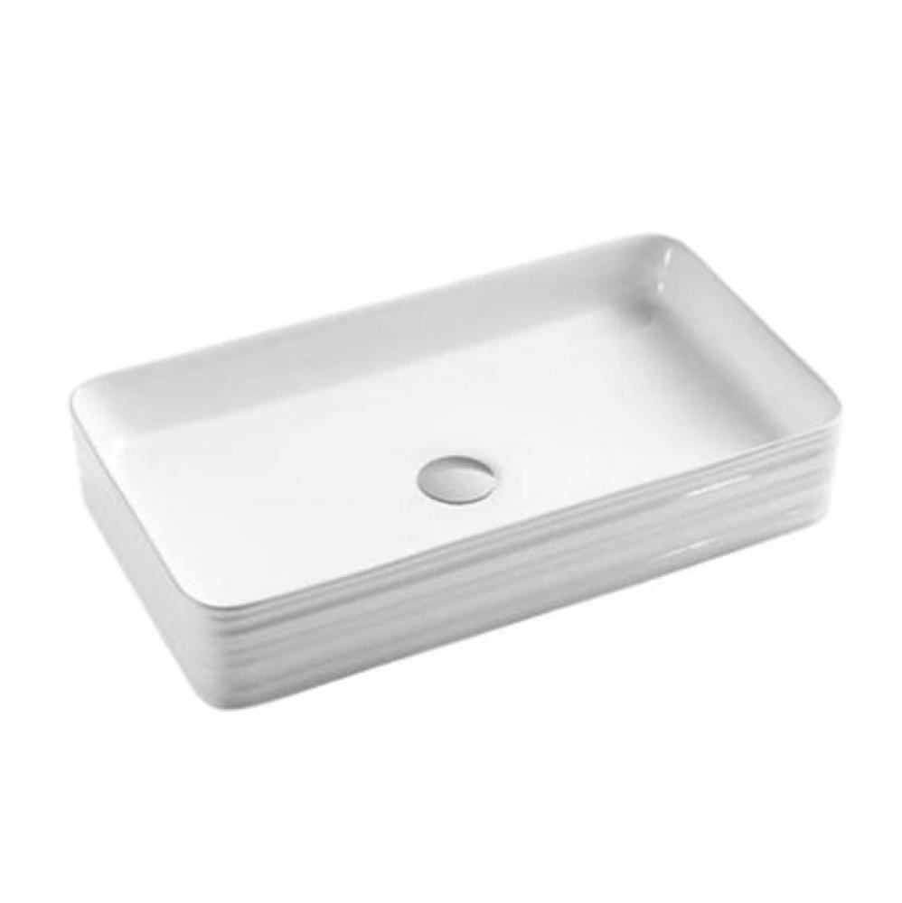 Asa 26'' Rectangular Basin, White