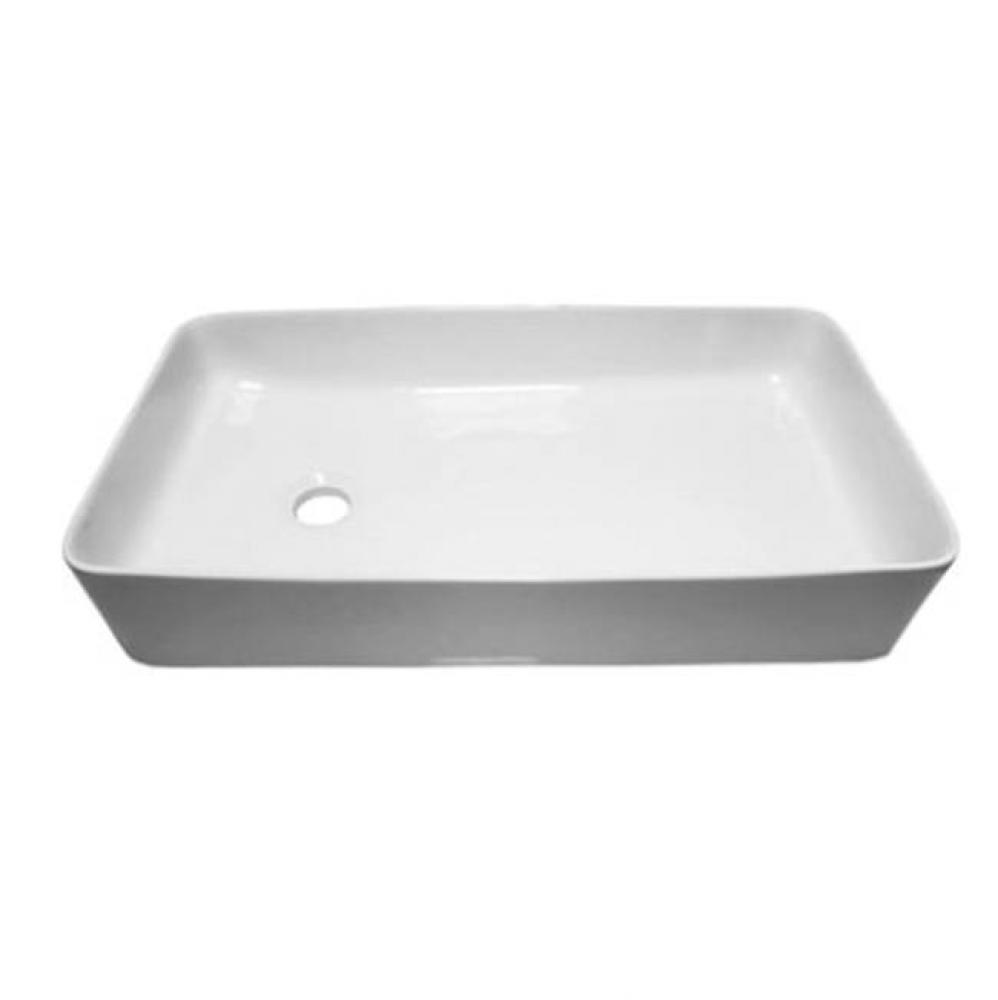 Bernadine 24'' Rectangular Basin, White