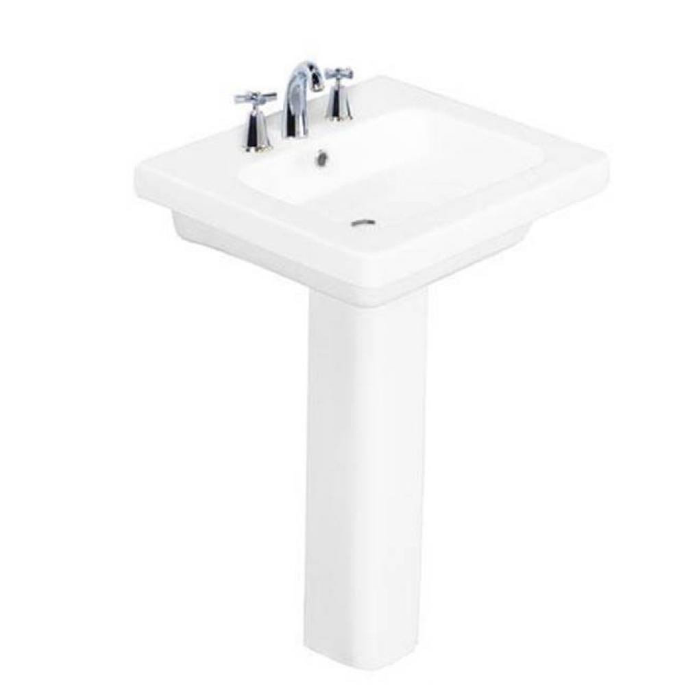 Resort 650 Basin only, White-4' Center Sets