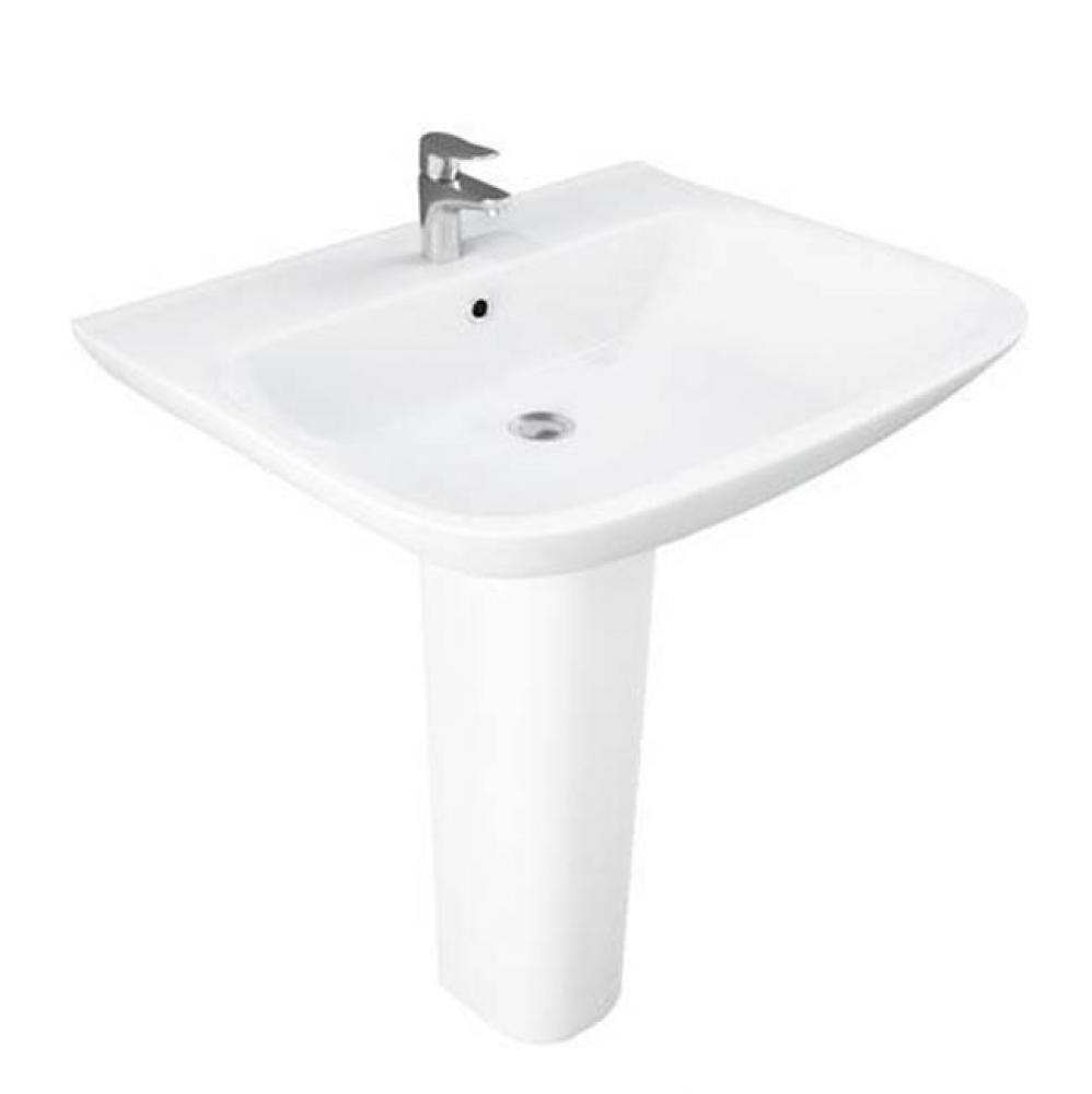 Eden 650 Ped Lav Basin Only 4'' Center Set,White