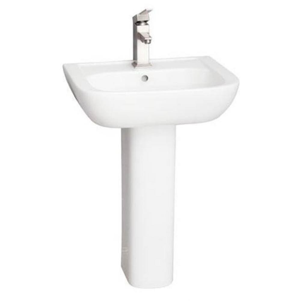 Caroline 550 Basin only, White-4'' Center Set