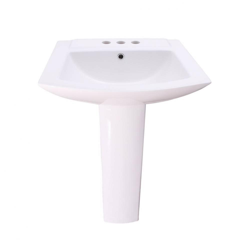 Burke  Basin Only for 6'' CC Overflow, White