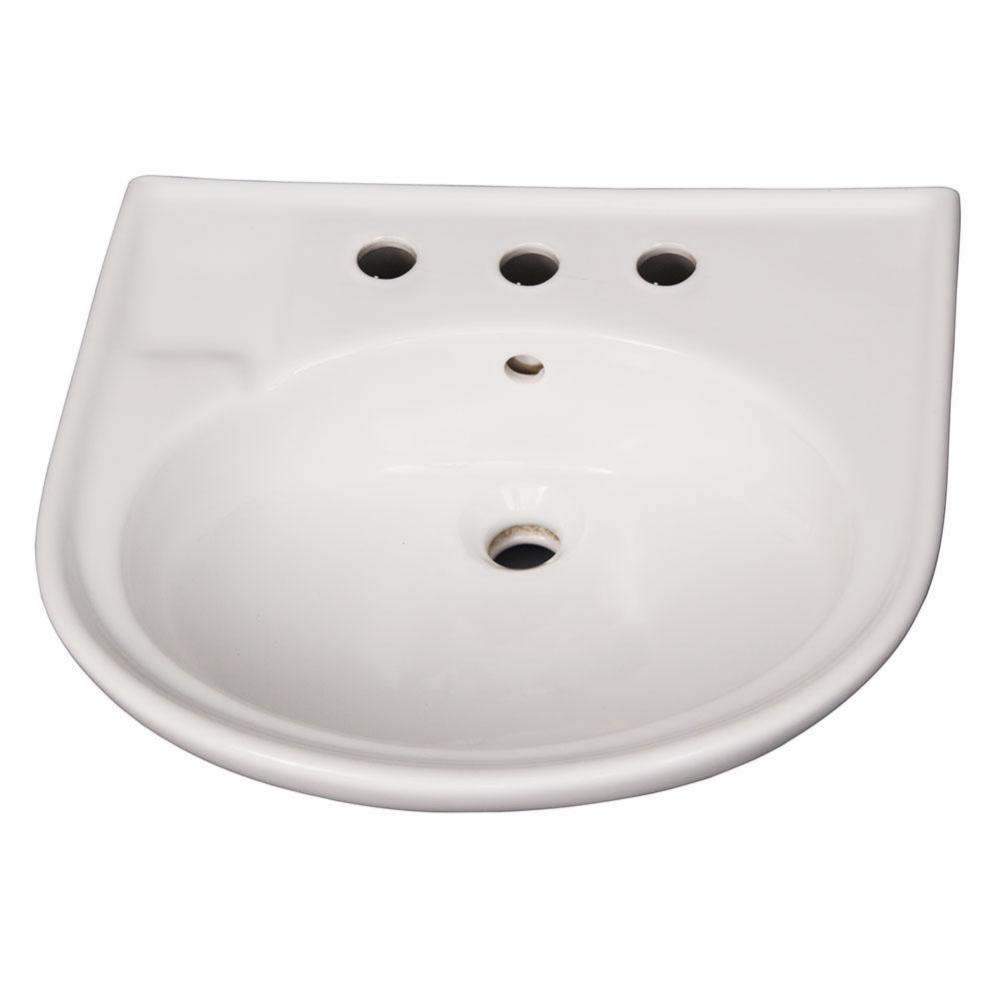 Cynthia 520 Ped Lav Basin 8'' cc, White