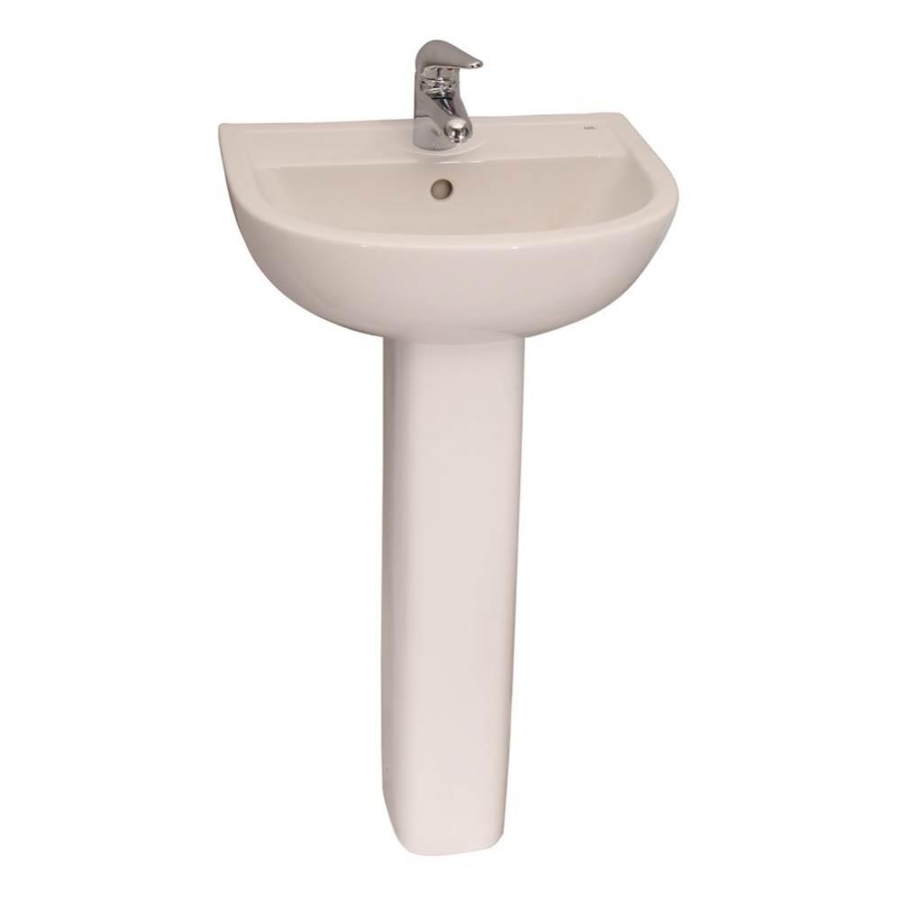 Compact 450 Basin, 8'' ws  White