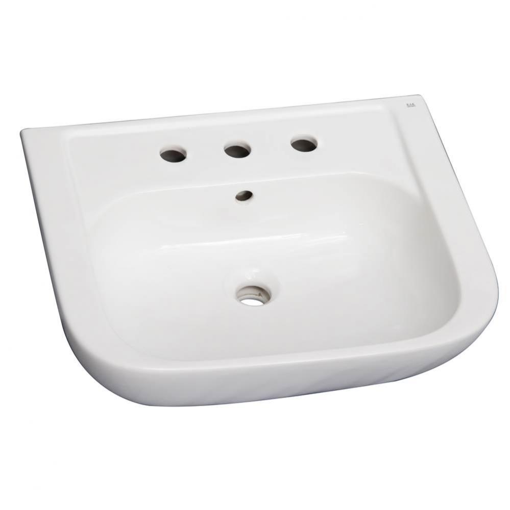 Caroline 450 Basin only, White-8'' Widespread