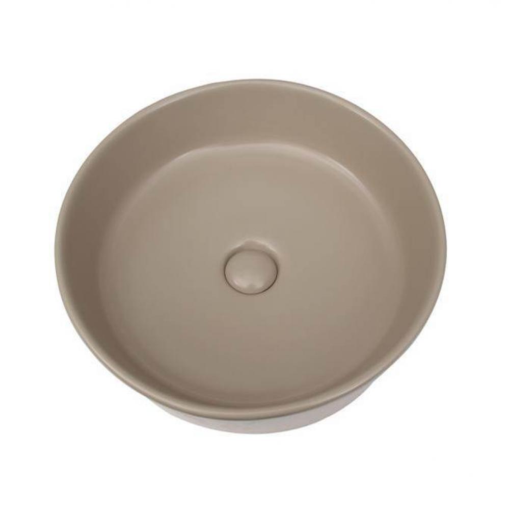 Harmony 16-1/2'' Round Above Counter Basin,Matte Tan