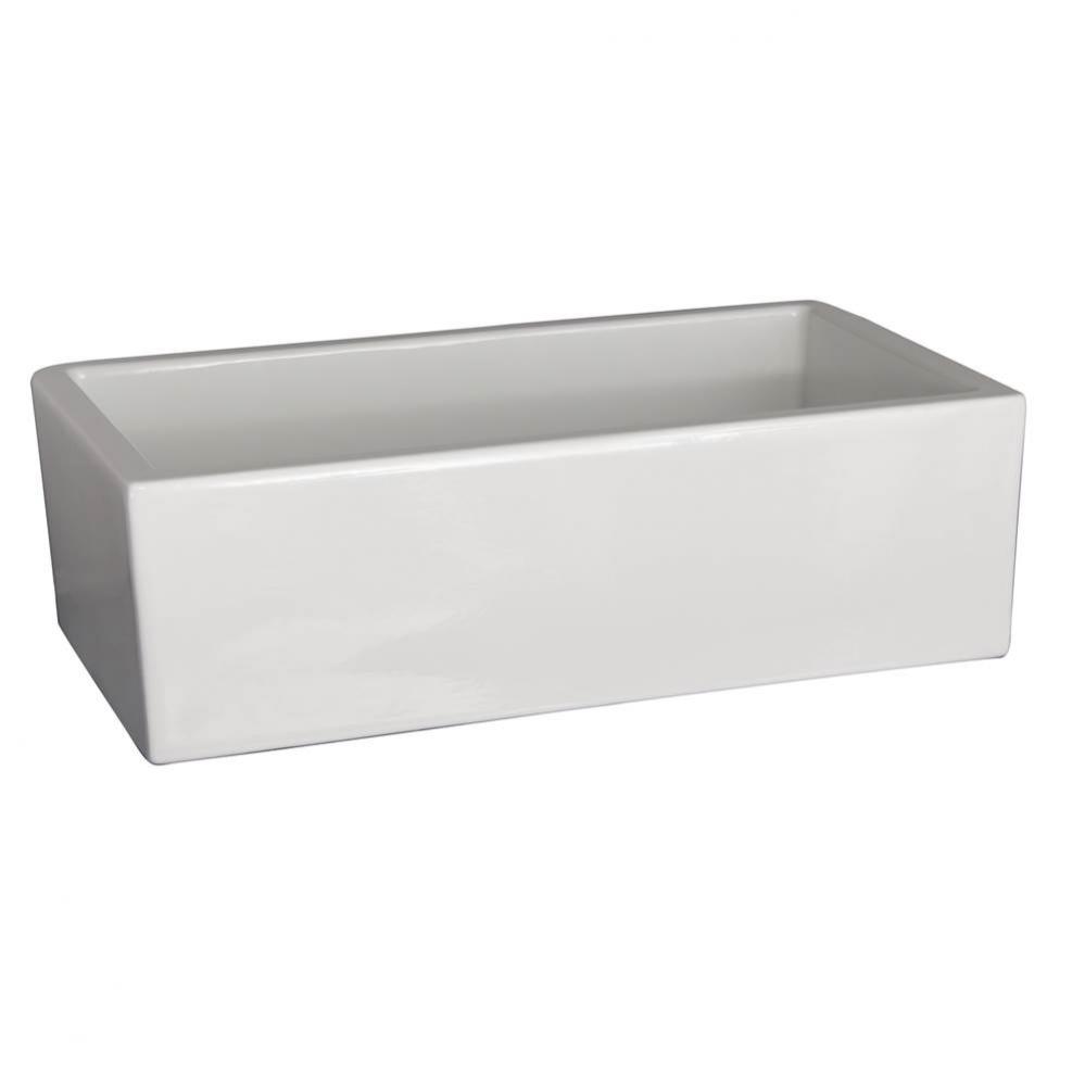 Gwen 33'' Single Bowl Farmer Sink, White