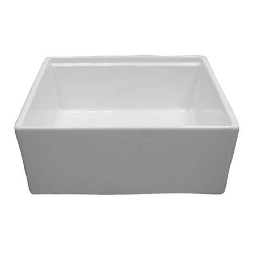 Crofton 36''Single Bowl sink w/ledge,Plain front,White