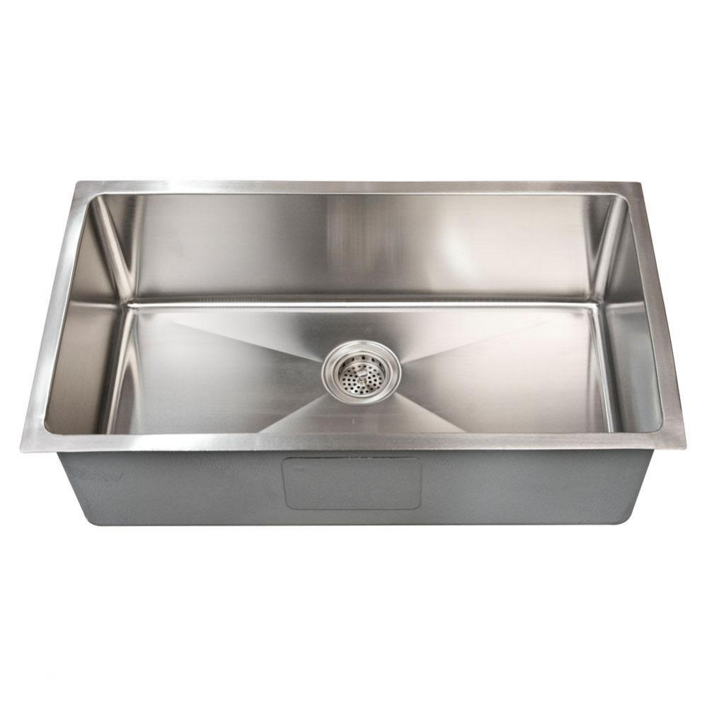 Fabyan 32'' SS Single Bowl Undermount Kitchen Sink