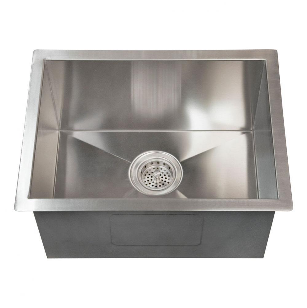 Sabrina 20'' SS Rectangular Undermount Prep Sink