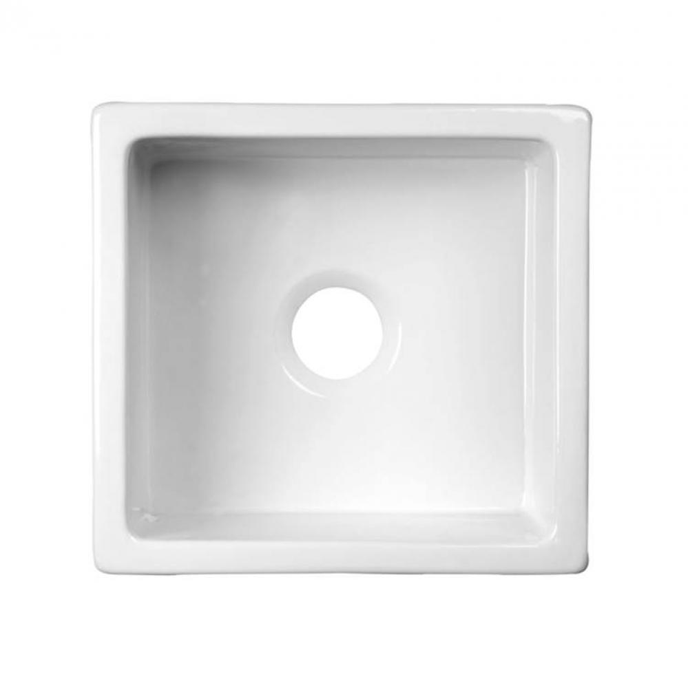 Silvia Large Fireclay Kitchen  Sink, White