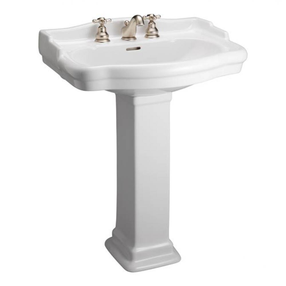 Stanford 600 Pedestal Lavatory , 4''cc, White