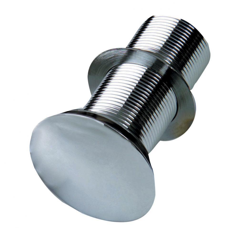 Umbrella Drain, Push Button  Pop-Up, Polished Chrome